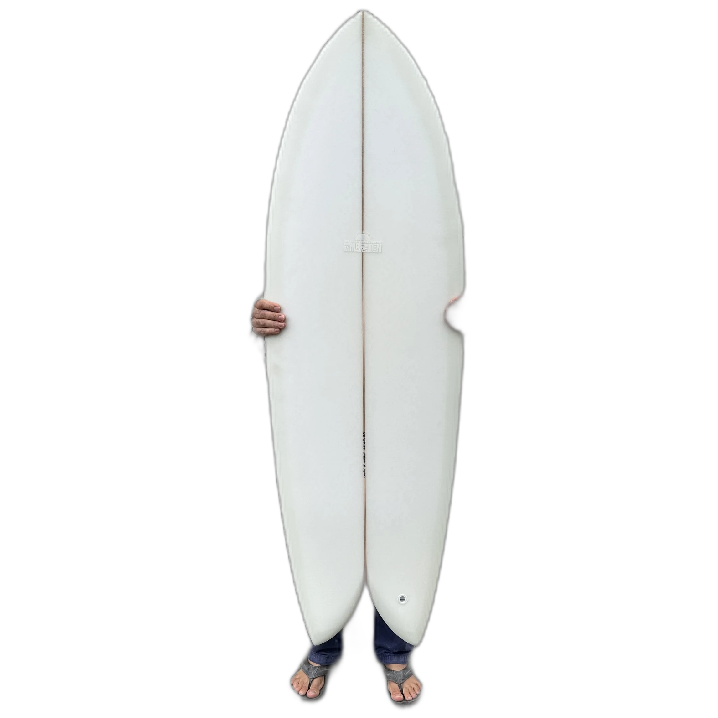 By Marsden Sufboards 5'3 keel Fin Fish