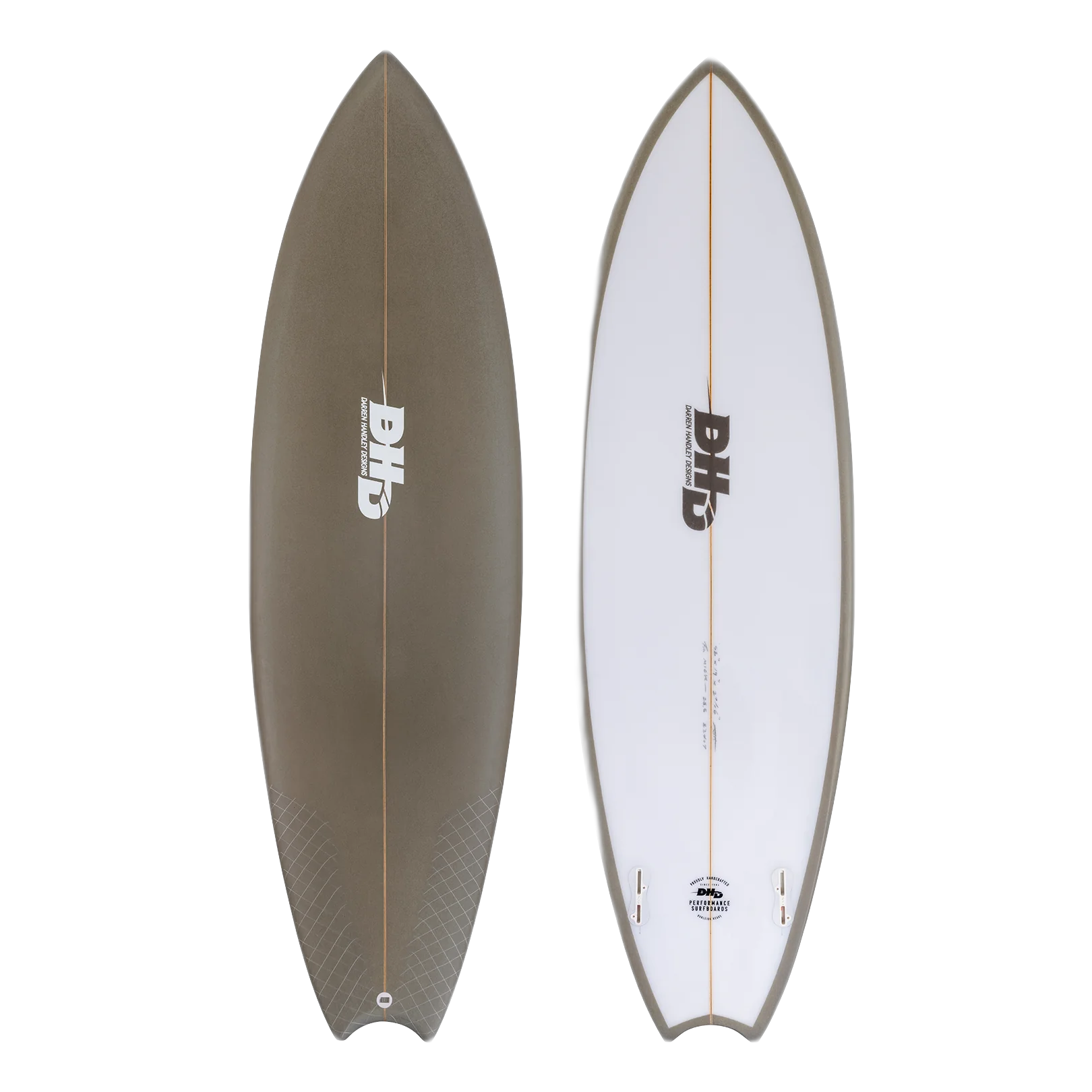 DHD Surfboards MF Twin (Horseshoe Tail)