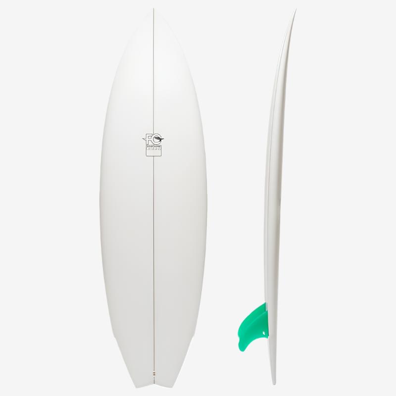 FCD Surfboards FCD Mako Twin (Clear)